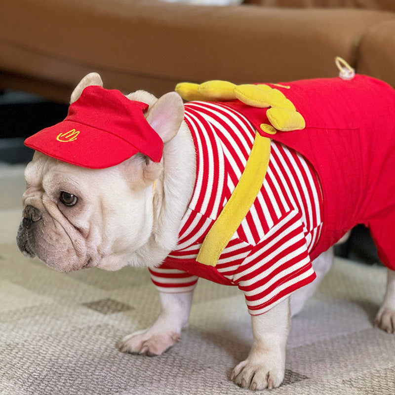 Dog Mc Donalds Costume Onesie with Hat Frenchiely