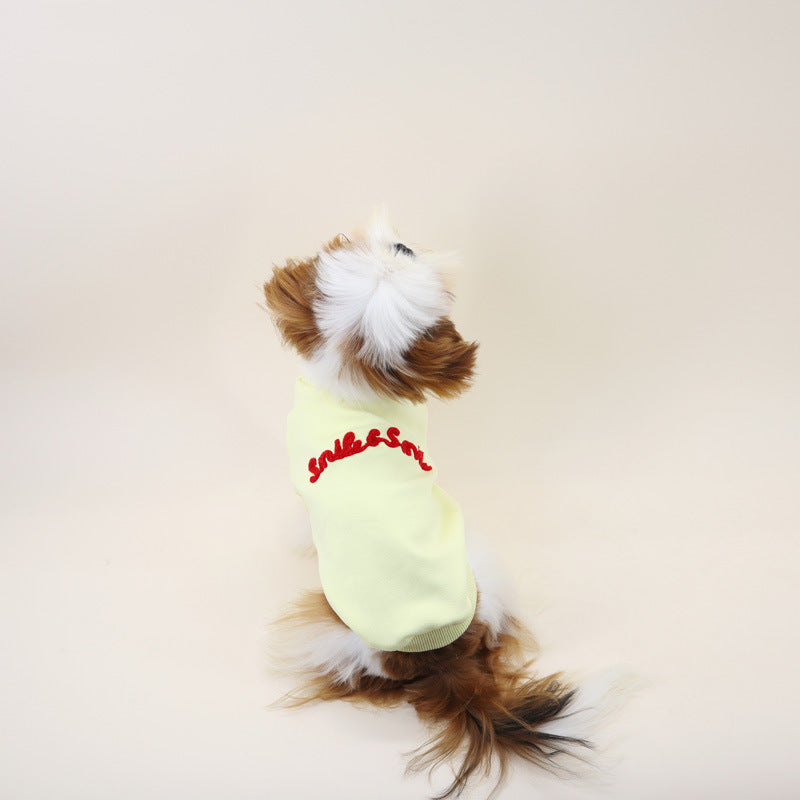 Dog Emoji Fleece Lined Shirt for small medium dogs by Frenchiely