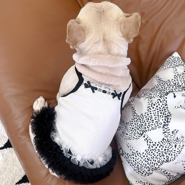 Dog Summer Stretchy Tutu Dress for Medium Dog Breeds