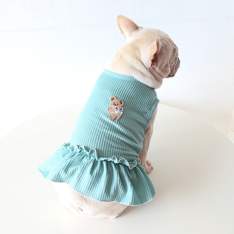 Dog Cartoon Bear Shirt for small medium dogs by Frenchiely