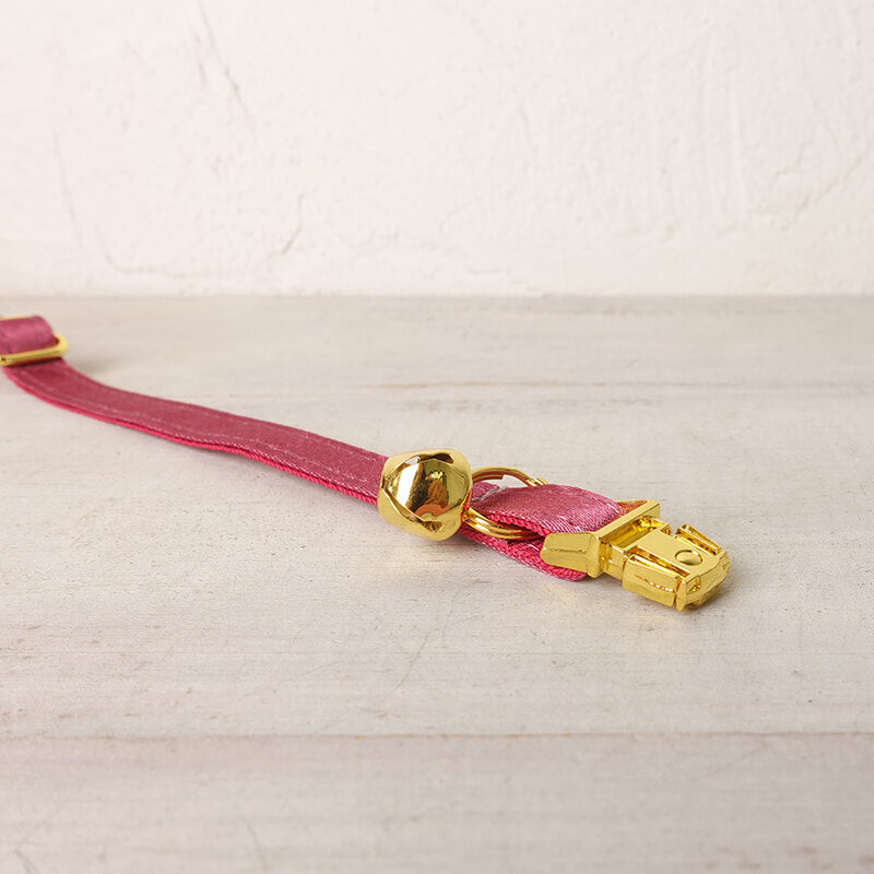 Cat Red Satin Collar - Frenchiely