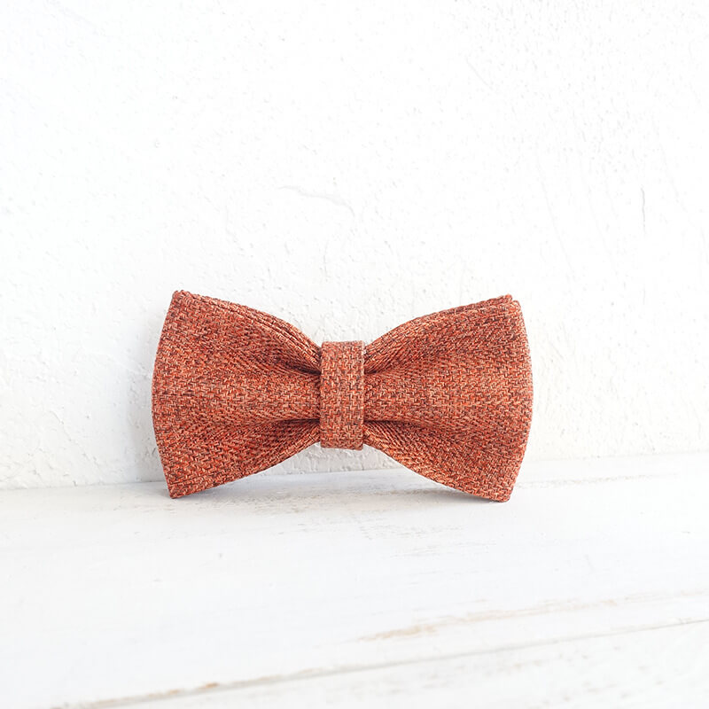 Dog Orange Bow Tie - Frenchiely