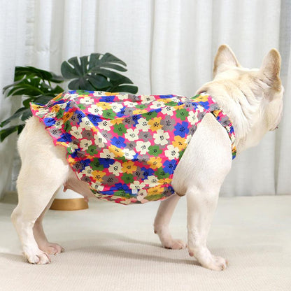 Dog Floral Dress for french bulldogs by Frenchiely