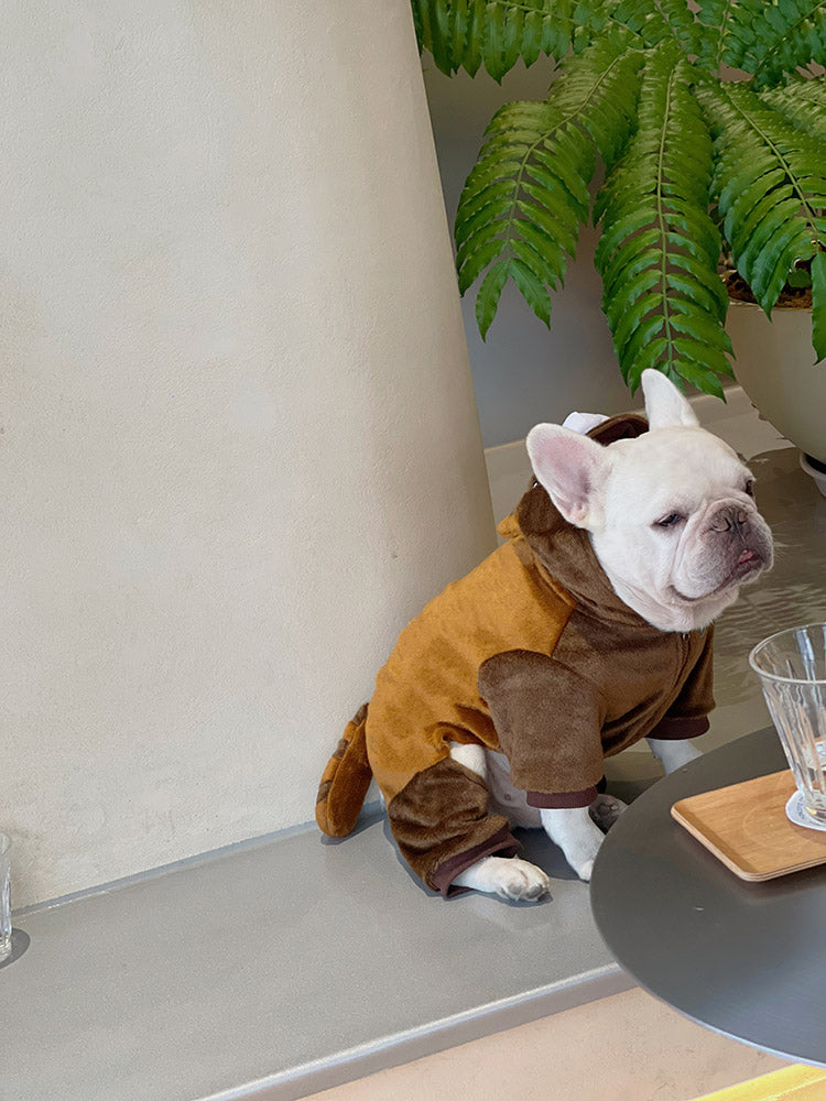 Dog Brown Dog Costume Onesie - Frenchiely