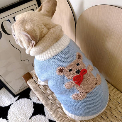 Dog Blue Bear Sweater