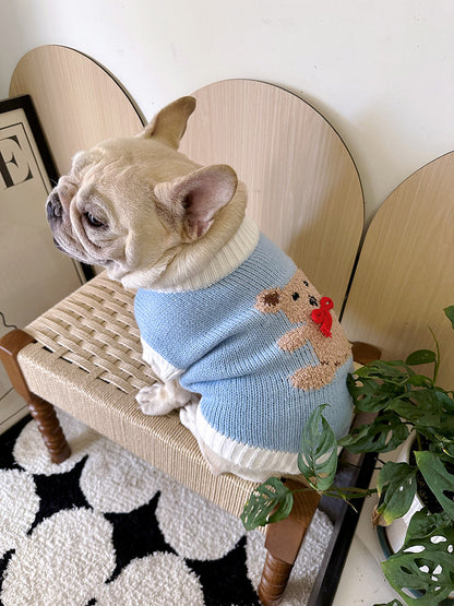 Dog Blue Bear Sweater