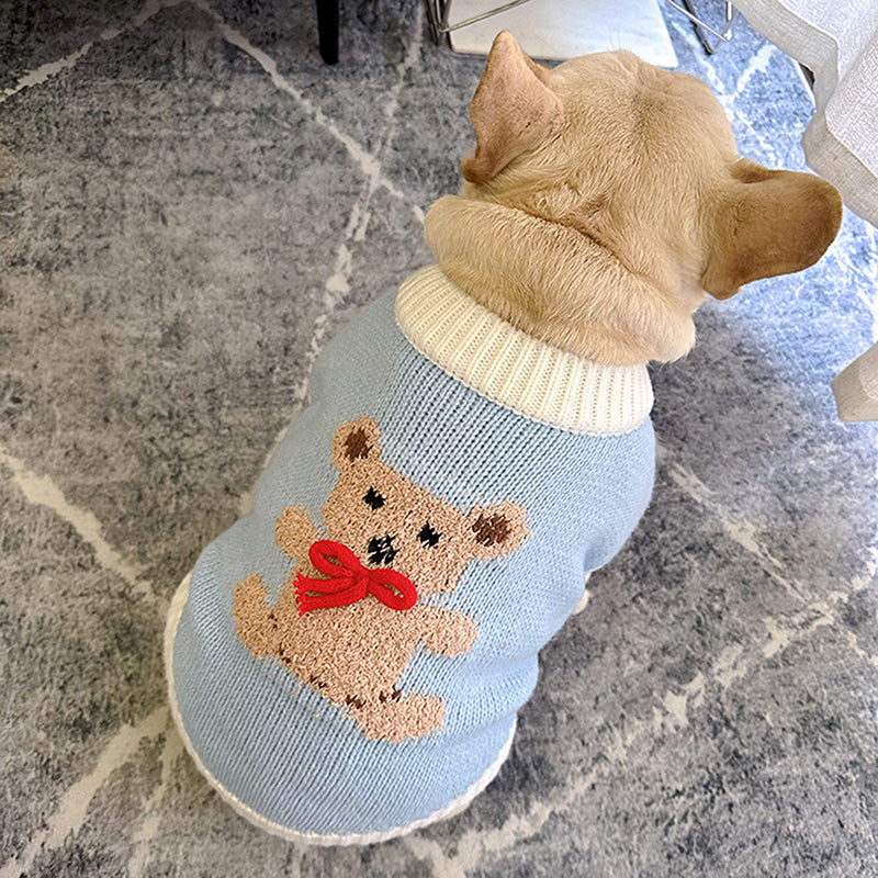 Dog Blue Bear Sweater