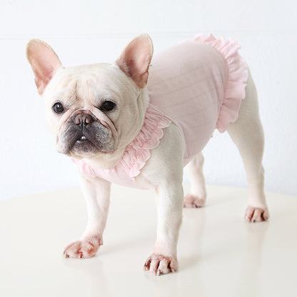 Dog Bowtie Dress- Stretchy for french bulldogs