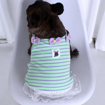 Dog Stretchy Shirt Dress for Small Medium DOgs