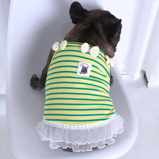 Dog Stretchy Shirt Dress for Small Medium DOgs