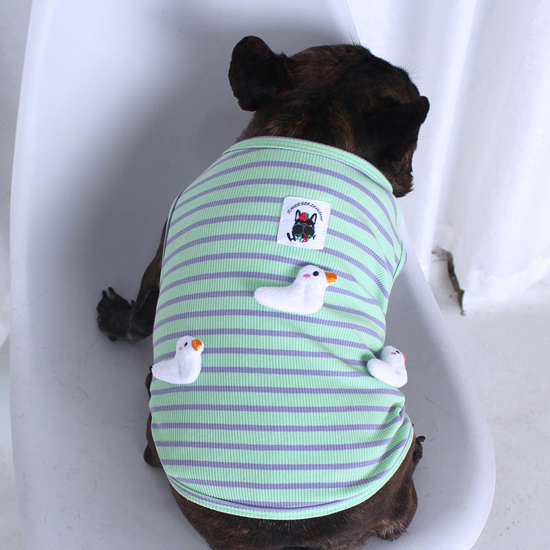 Dog Stretchy Shirt Dress for Small Medium DOgs