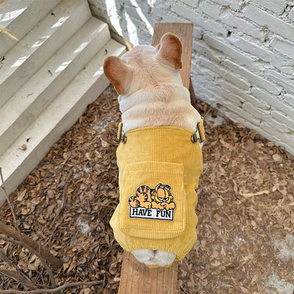 Dog Overalls Jumpsuit 'Have Fun'