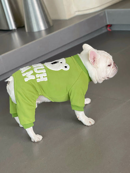 Dog Winter Green Bear Pajamas - Frenchiely