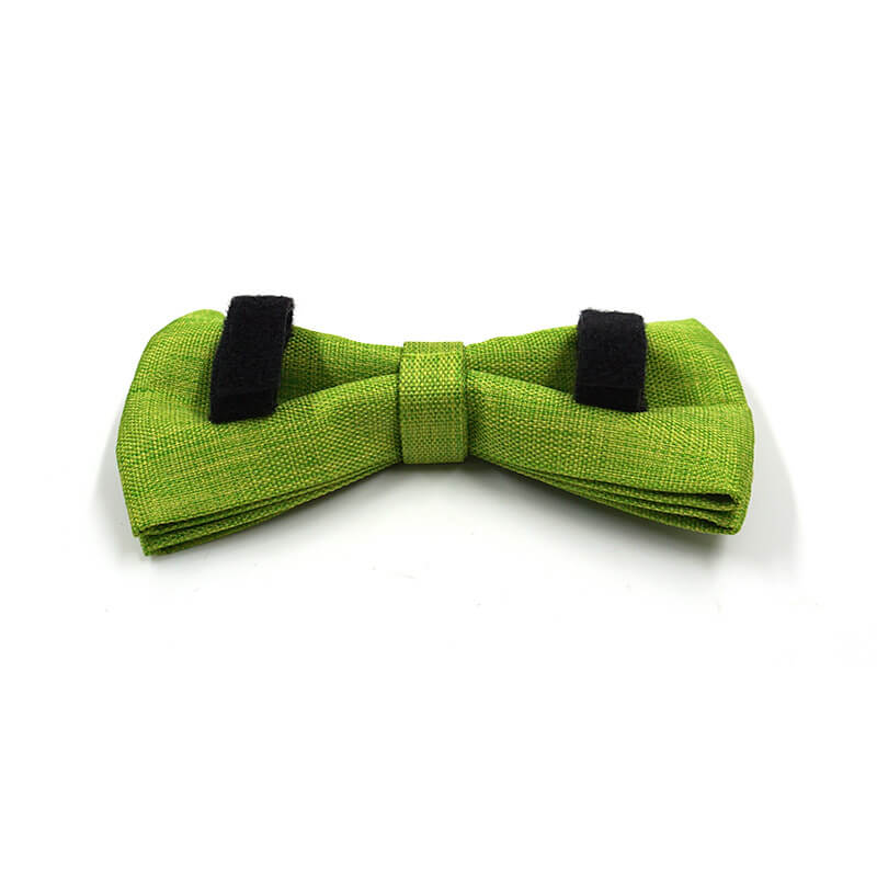 Dog Grass Green Bow Tie - Frenchiely