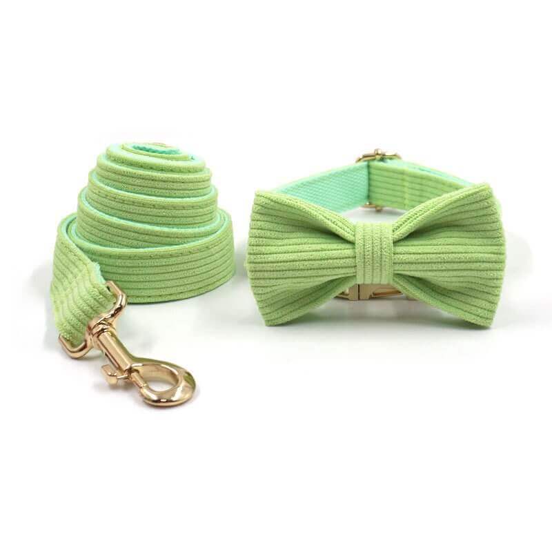 Dog Green Collar Leash Set - Frenchiely