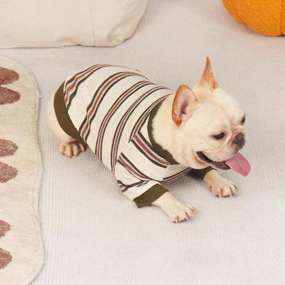 Dog Stripe Jumper Shirt for Medium Dogs By Frenchiely.com