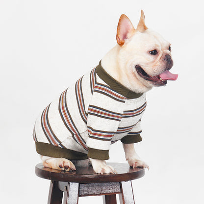 Dog Stripe Jumper Shirt for Medium Dogs By Frenchiely.com