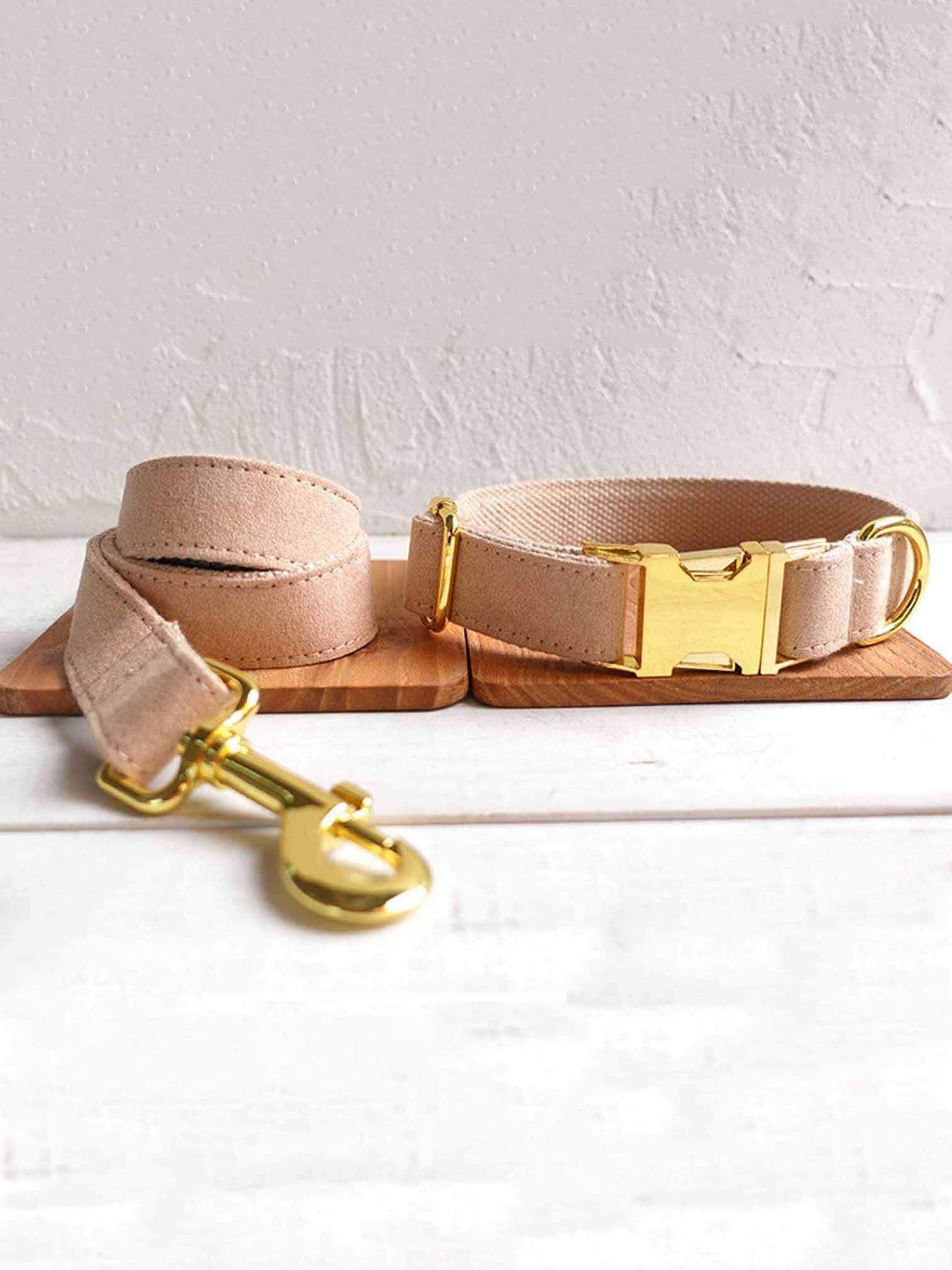 Dog Nude Collar Leash Set - Frenchiely