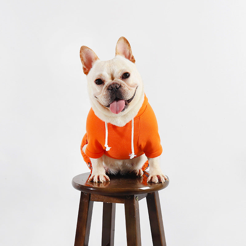 Dog Orange Onesie Pajama Frenchiely