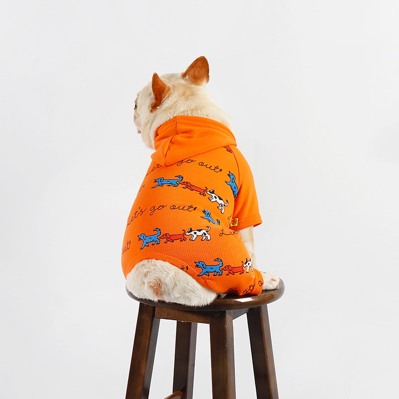 Orange 2024 pajama onesie