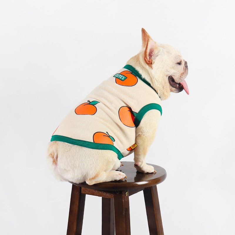 Dog Peach Sweater Vest - Frenchiely