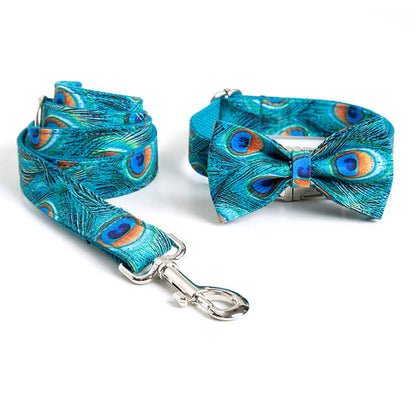 Dog Peacock Leash Set - Frenchiely