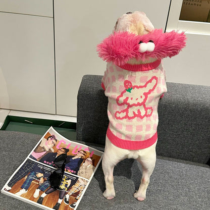 Dog Pink Doggie Sweater - Frenchiely