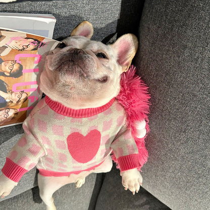 Dog Pink Doggie Sweater - Frenchiely