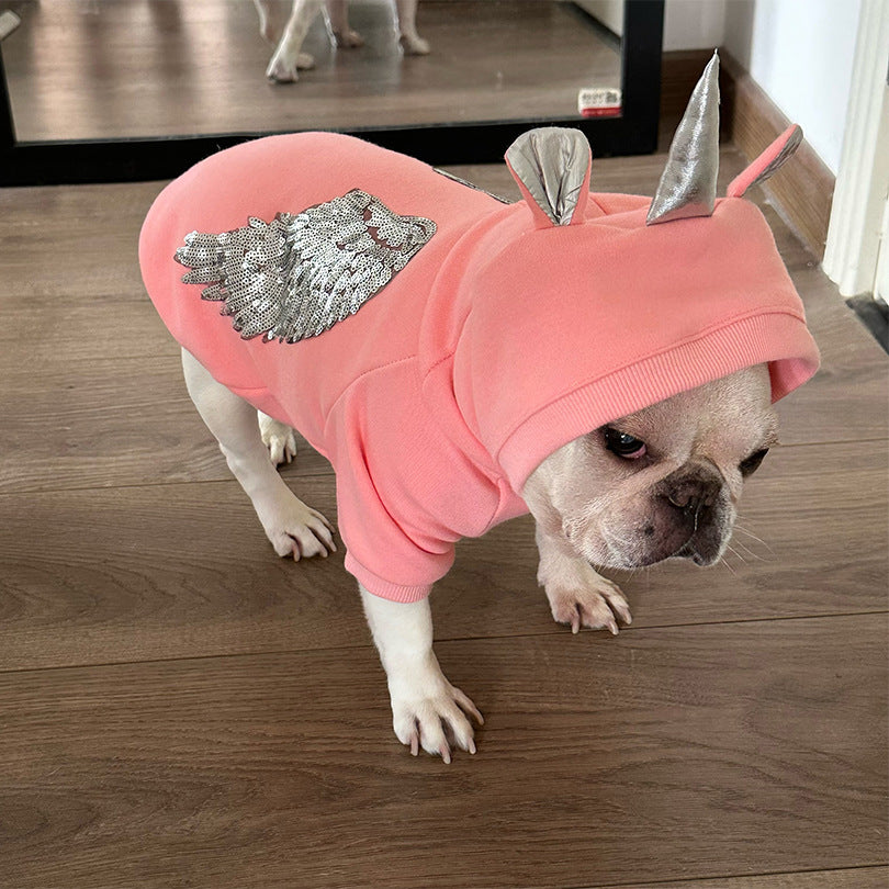 Dog store unicorn hoodie