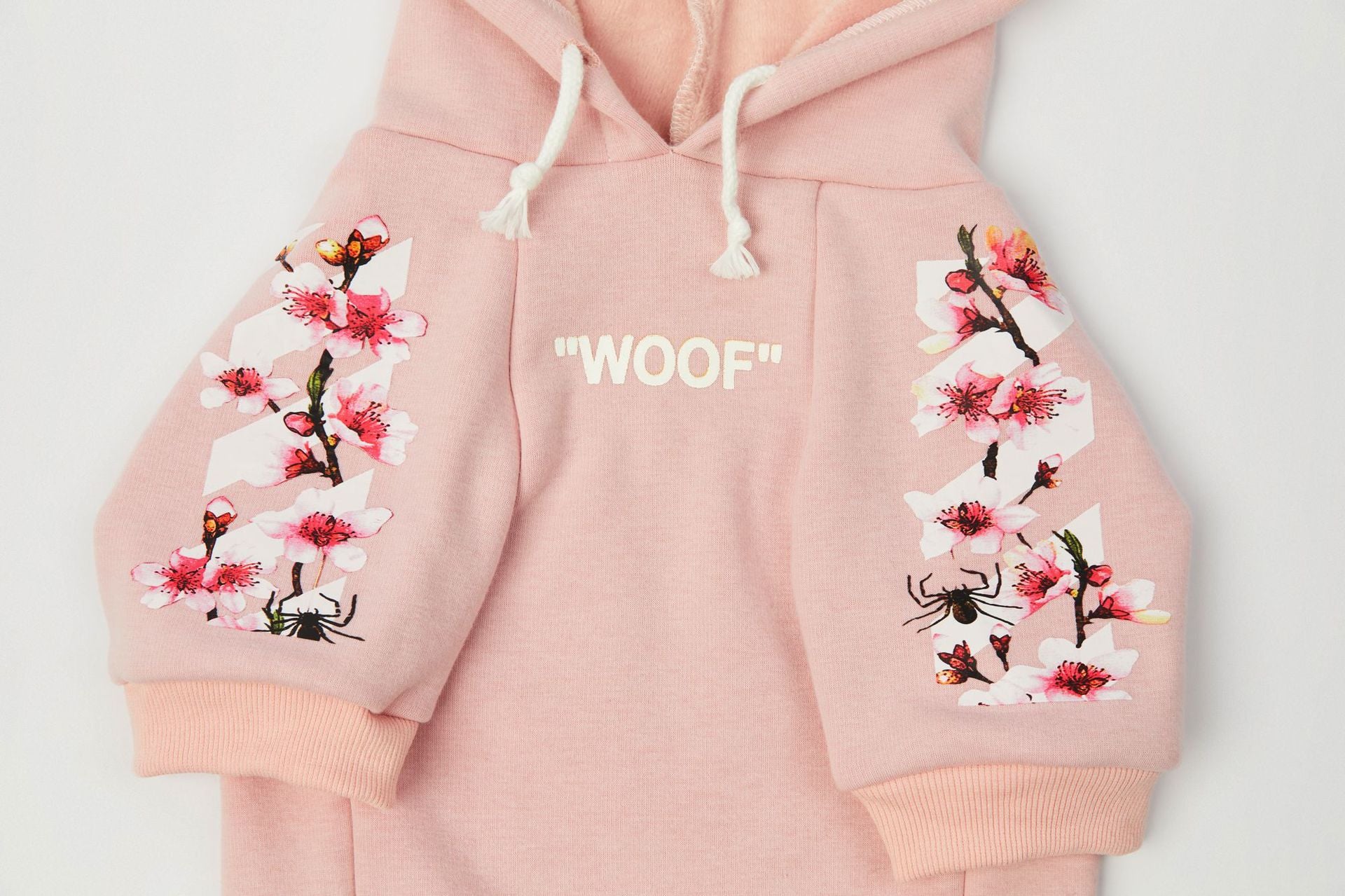 Off white pink discount cherry blossom hoodie