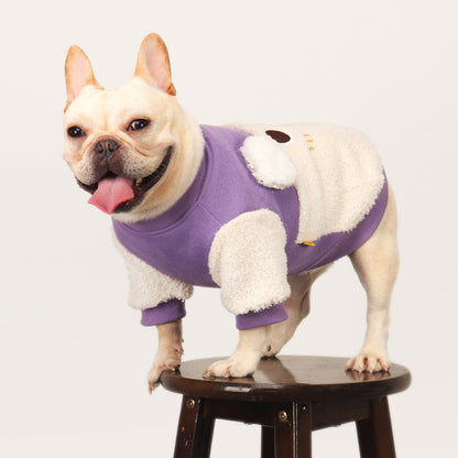 Dog Purple Warm Doggie Jumper