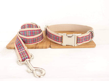 Dog Red Leash Set - Frenchiely