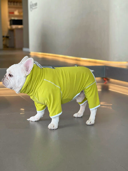 Dog Stretchy Onesie PJs- Adjustable Tail Strings