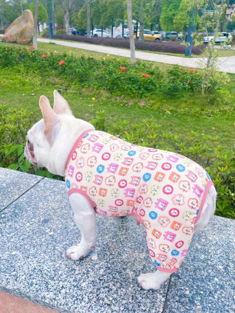Dog Mesh Stretchy Onesie PJs for small medium dogs by Frenchiely