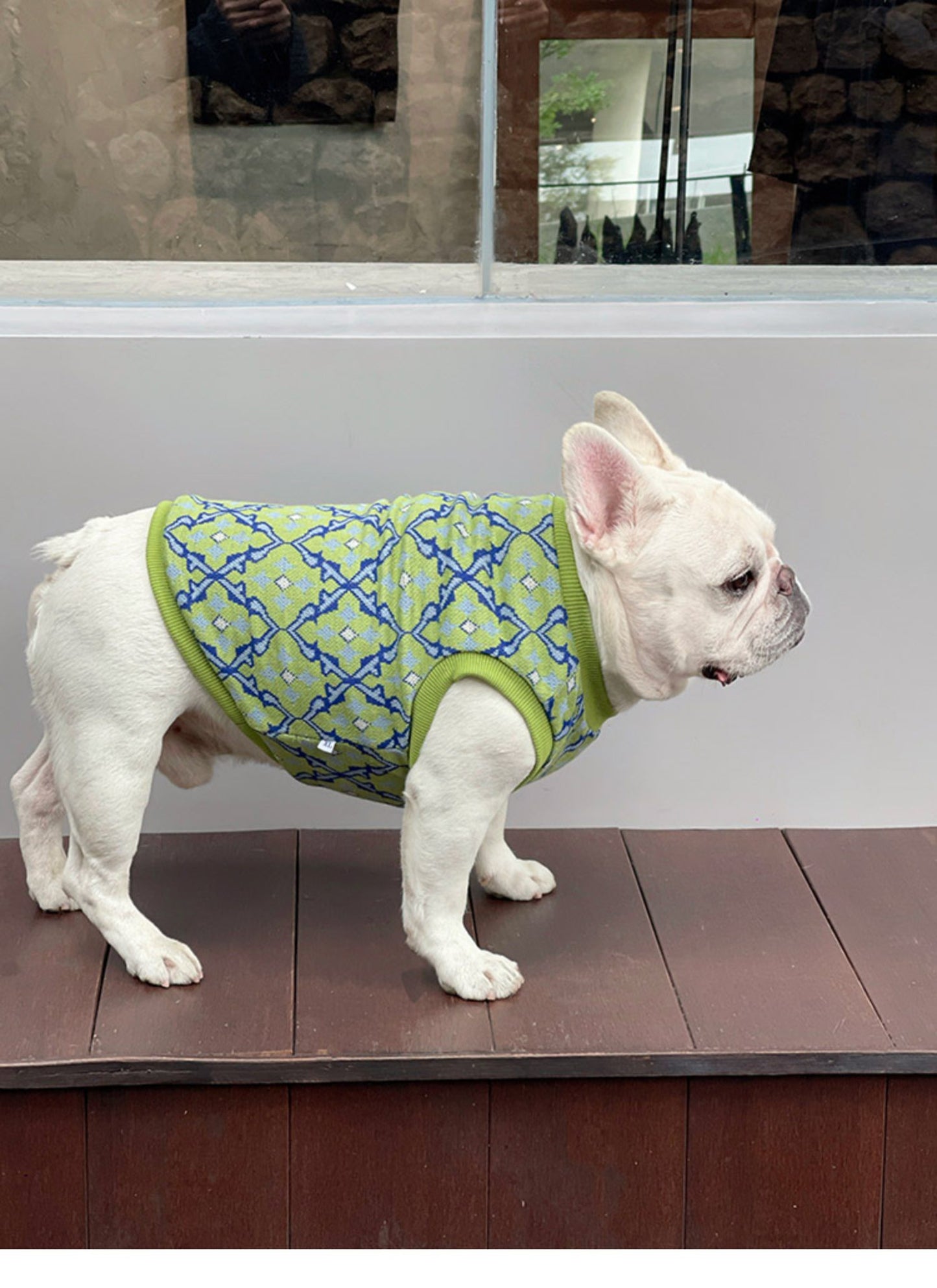 Dog Sweater Vest with Fleece Lined