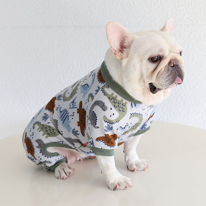 French Bulldog Puppy Winter Pajamas Onesie by Frenchiely.com