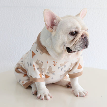 French Bulldog Puppy Winter Pajamas Onesie by Frenchiely.com