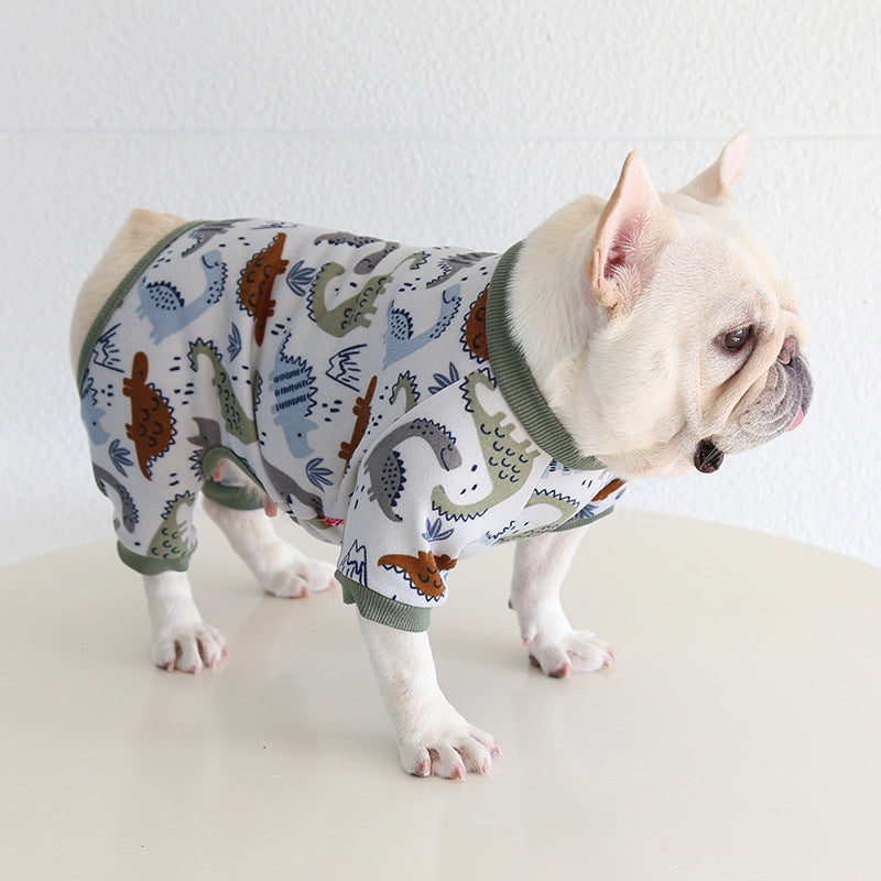 French Bulldog Puppy Winter Pajamas Onesie by Frenchiely.com