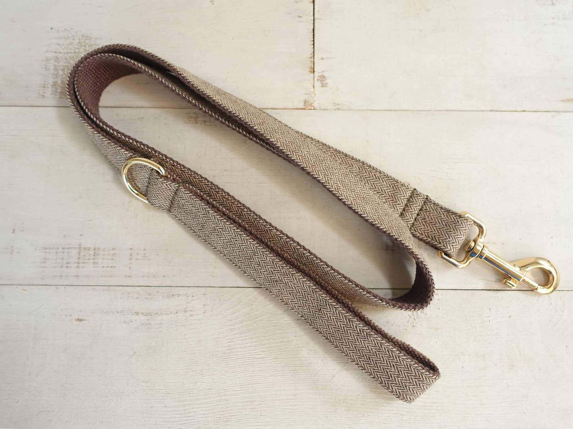 Dog Brown Collar Leash Set - Frenchiely