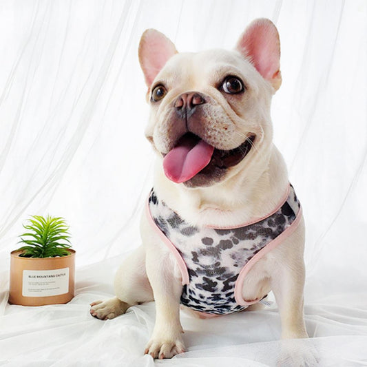 Dog Leopard Breathable Summer Sunscreen Shirt Vest for Bulldog - Frenchiely