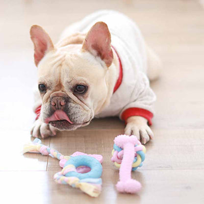 Cartoon Donut Dog Chewing Toy - Frenchiely