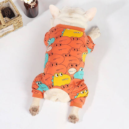 Puppy Autumn Fall Jammies Loungewear BY FRENCHIELY