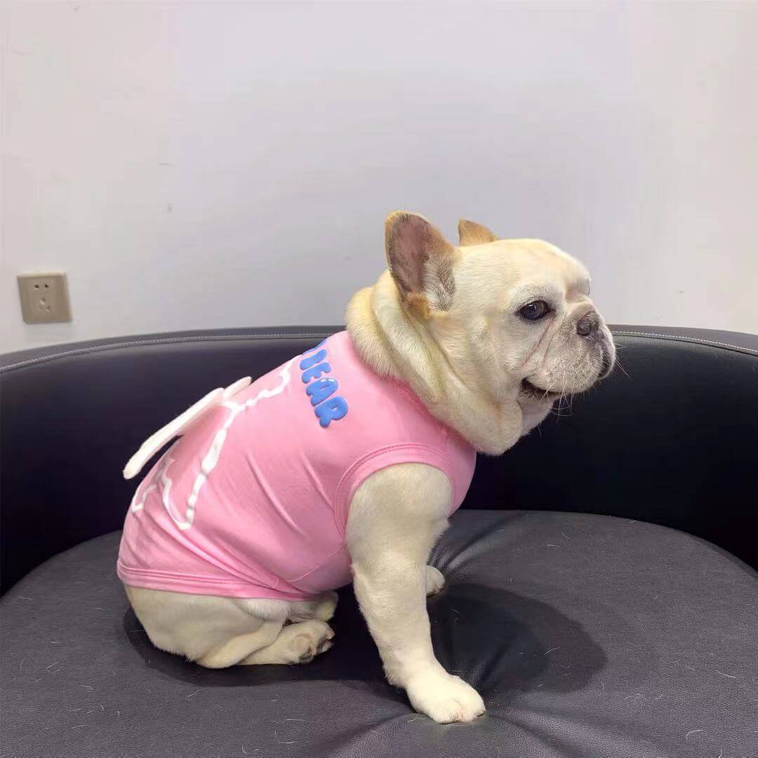 Dog Shirt with Angel Wing by Frenchiely 