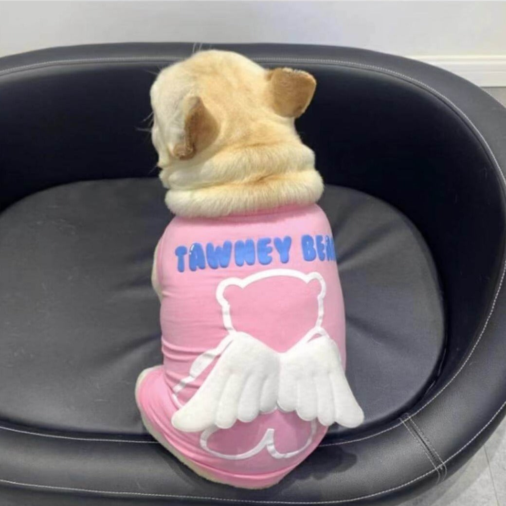 Dog Shirt with Angel Wing by Frenchiely 