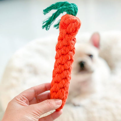 Chewing Carrot Toy for Puppies - Frenchiely