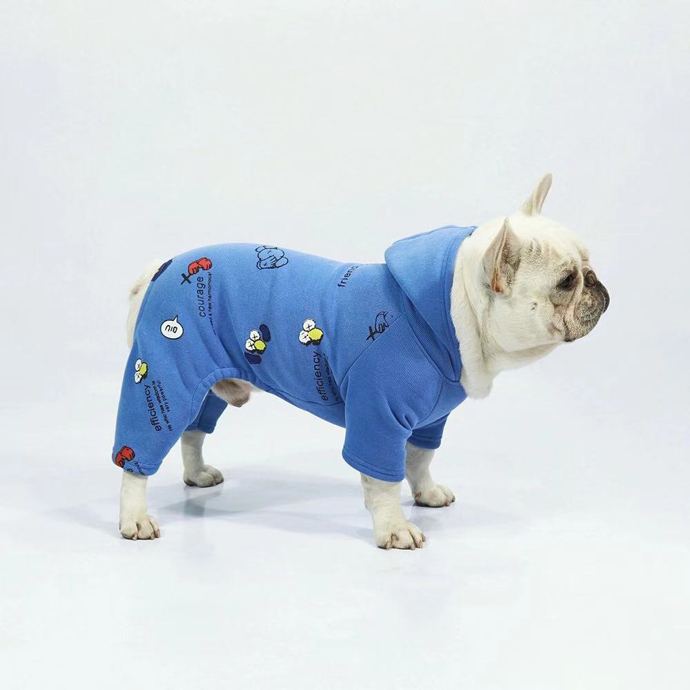 Dog Winter Pajama with Hood - Frenchiely