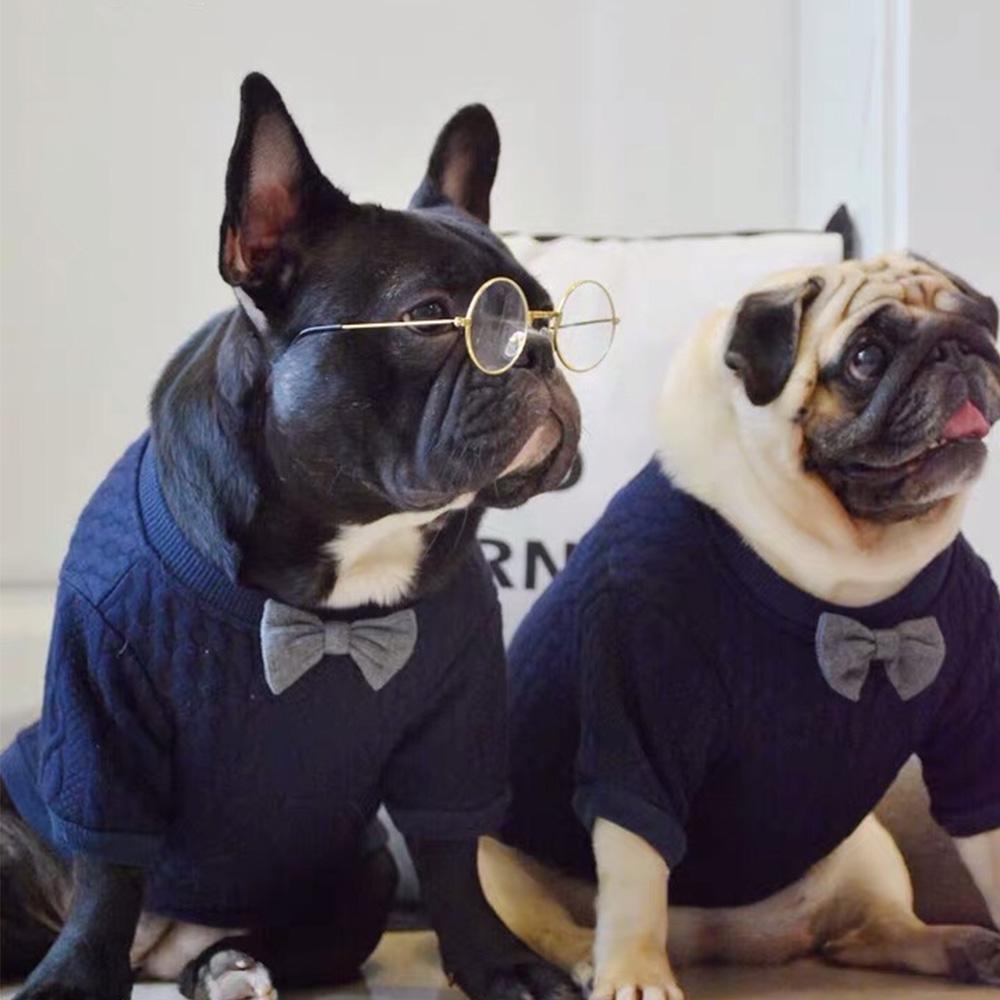 french bulldog jumpers for dogs with Bow - Frenchiely