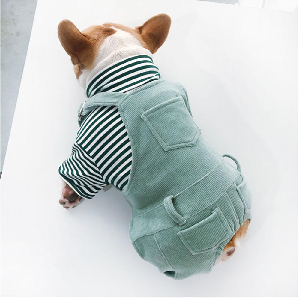 Dog Winter Flexible Jumpsuit Overall with Pocket - Frenchiely