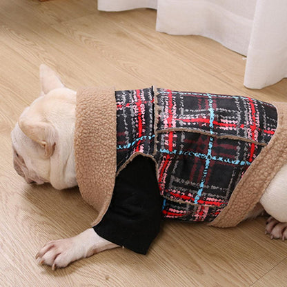 Dog Suede Winter Jacket Coat for Frenchies