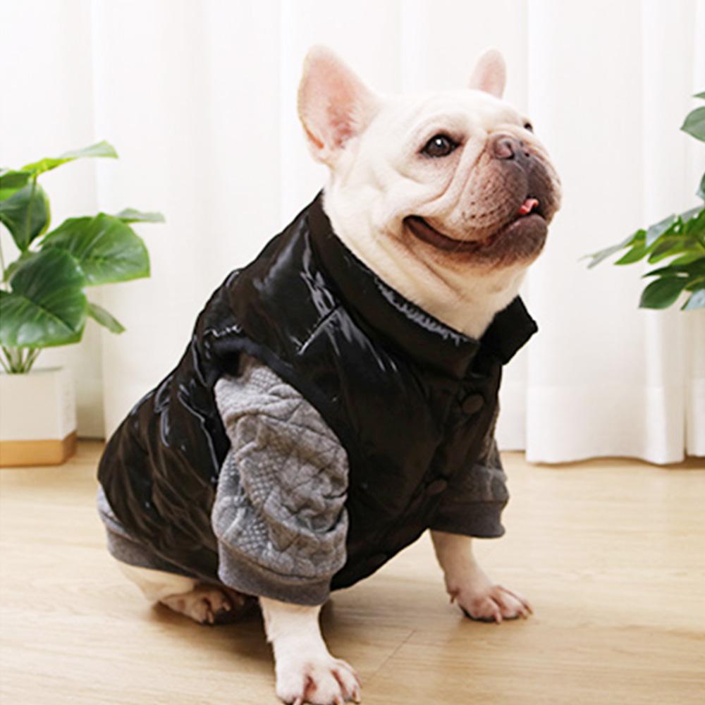 french bulldog puffer jacket vest - Frenchiely